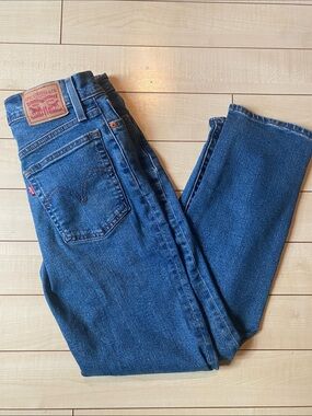 Levi's Women's Blue Straight-Leg Jeans